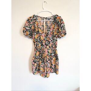 American Eagle Floral Romper